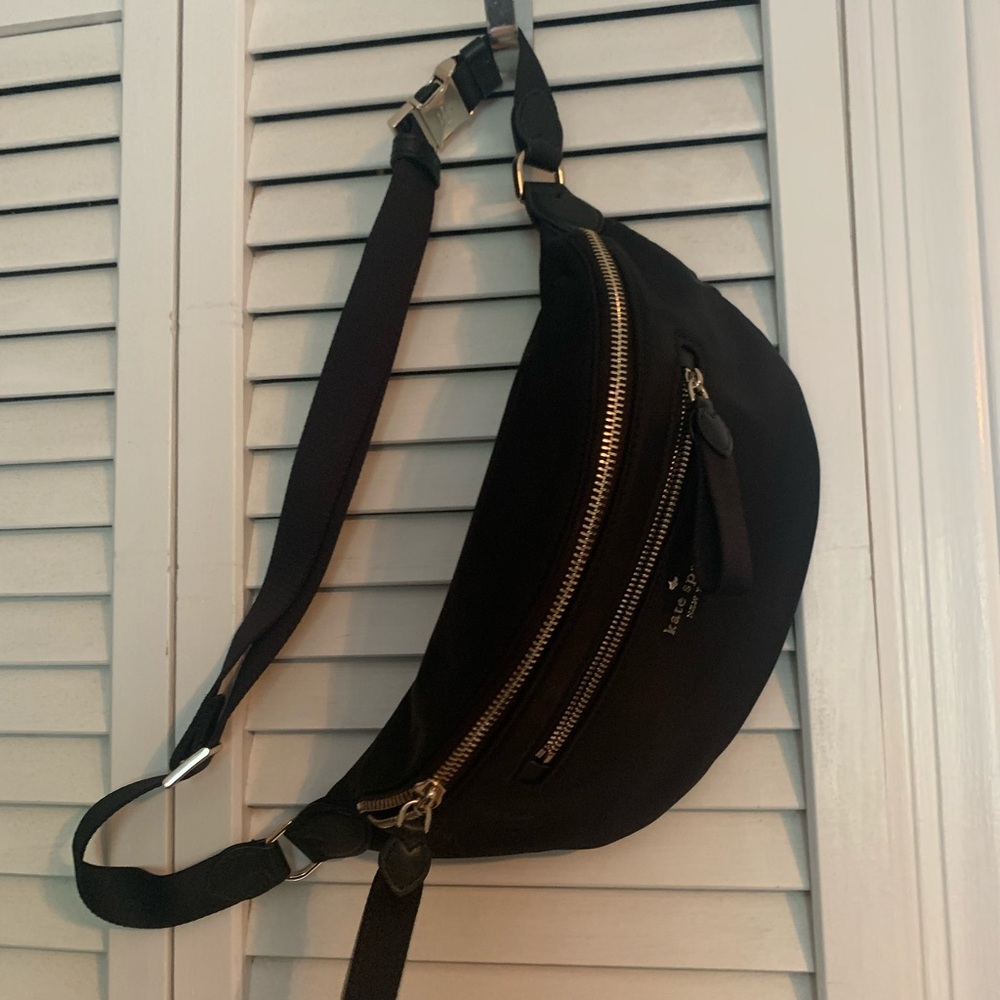 Kate Spade Chelsea Nylon Belt Bag Fanny Pack Black